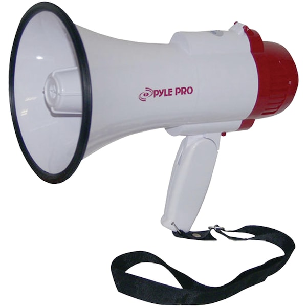 Pyle Pro Professional 30W Megaphone/Bullhorn with Voice Recording and Playback PMP35R
